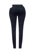 Ashton Metal Trim Cut Out Skinny Pants